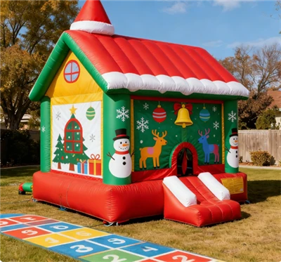 Blowups tal-Milied Inflatable Backyard Santa