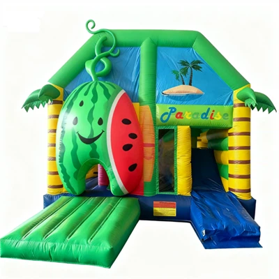 Kastell li jintefħu Bounce House Bi Slide