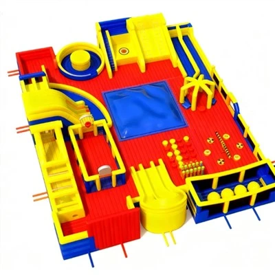 Park li jintefħu Bounce House Bi Slide